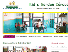 Tablet Screenshot of kidsgarden-cordoba.com